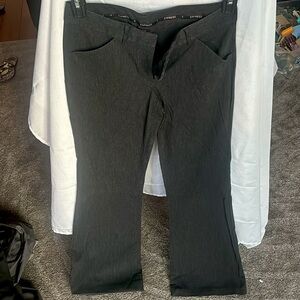 Express charcoal grey suit pants. Bootcut. Curvy fit. Size 4S.